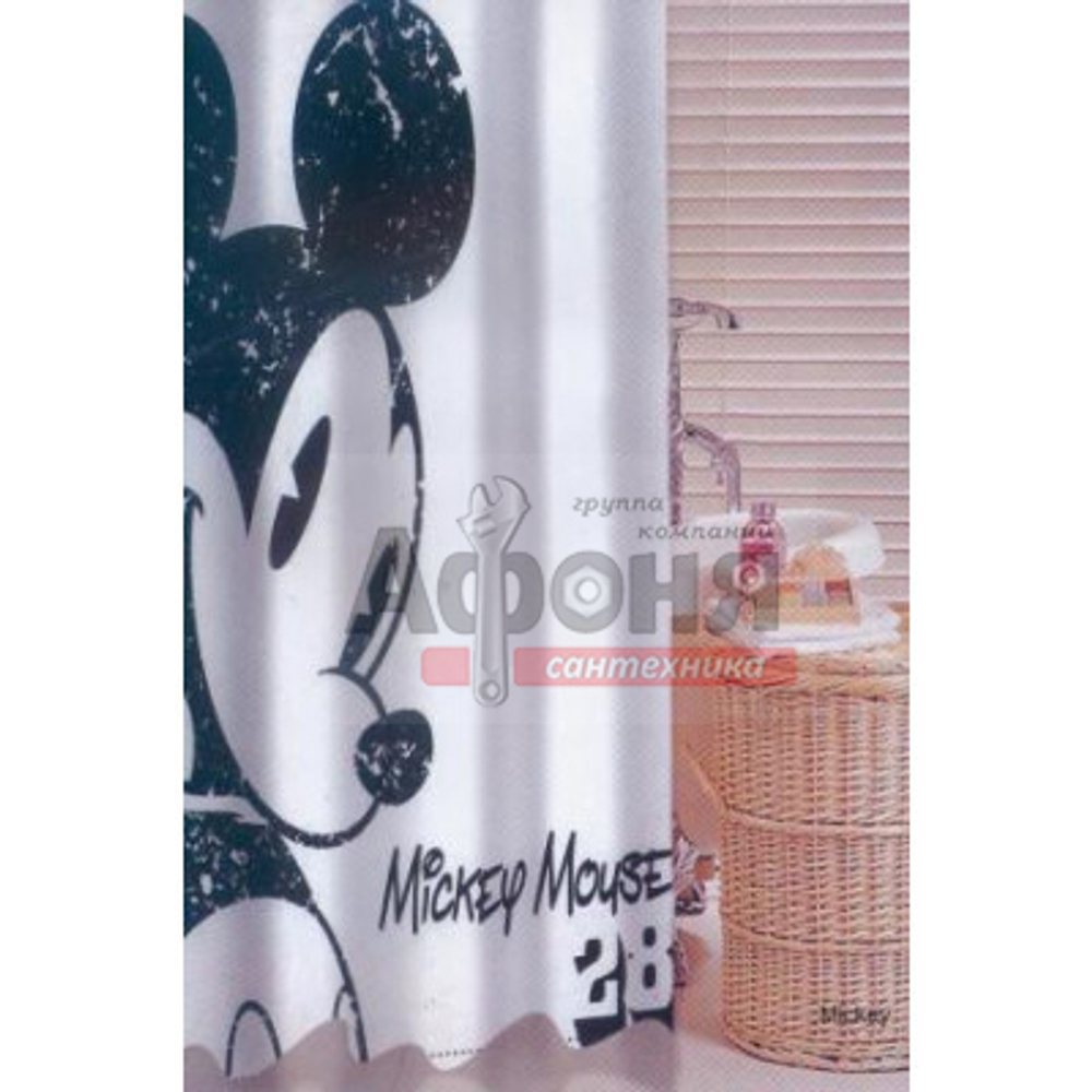 Штора для ванной "ZALEL" ФОТОПРИНТ DISNEY Mickey 180х200
