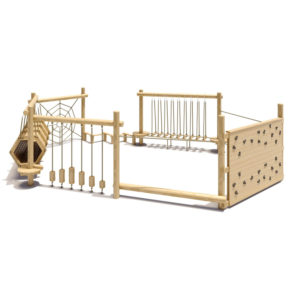 Игровой комплекс Эко Лиственница 1-089