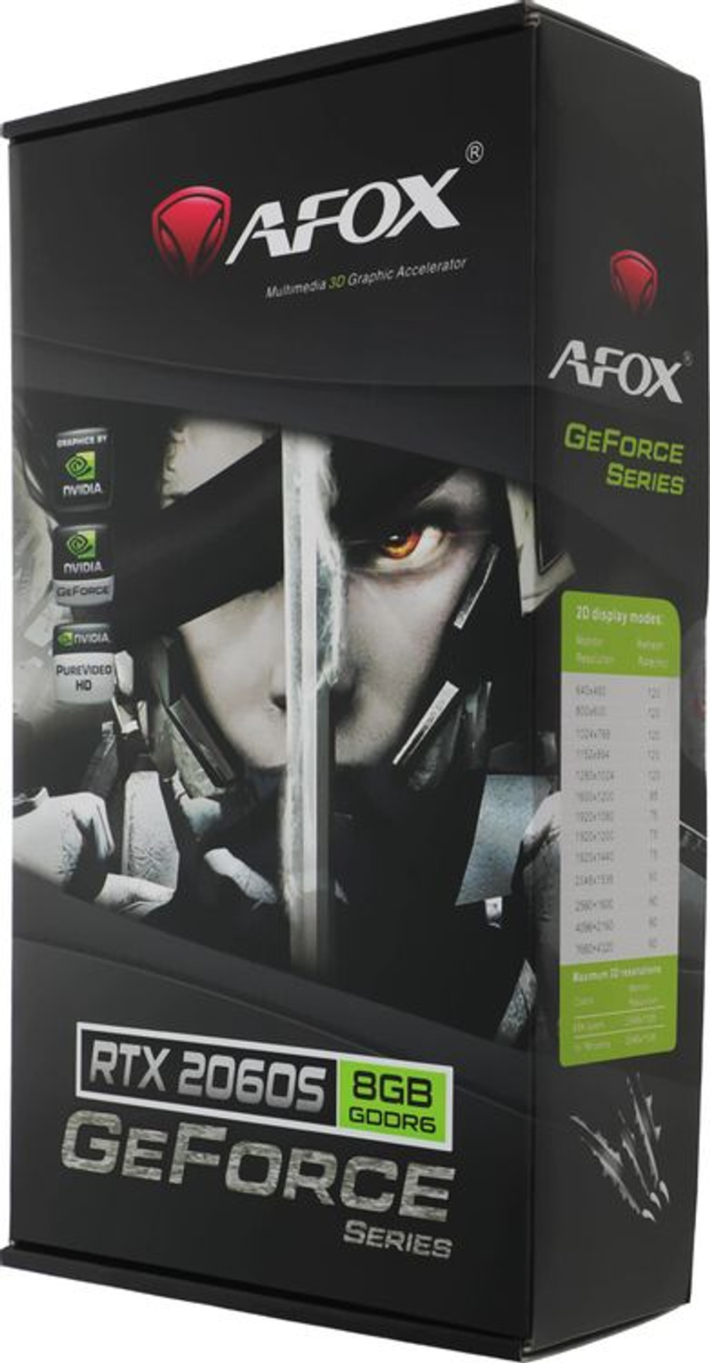 Видеокарта AFOX NVIDIA  GeForce RTX 2060SUPER AF2060S-8192D6H7 8ГБ GDDR6, Ret