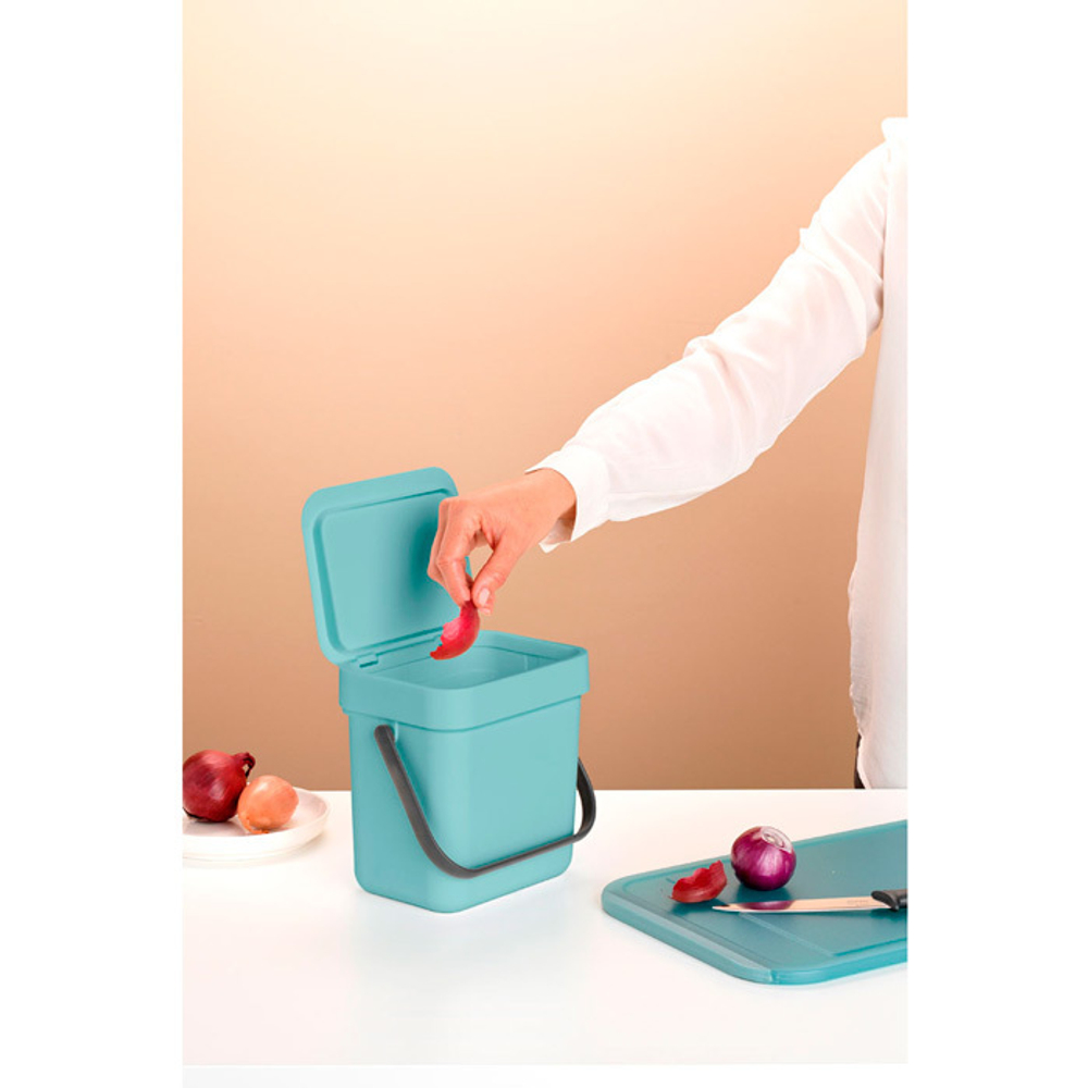 Ведро для мусора Sort&Go 3л Brabantia Мятное
