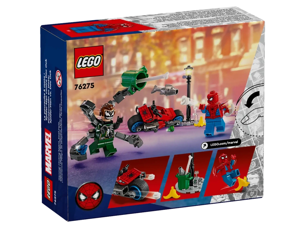 Конструктор LEGO Marvel 76275 Человек-паук против Доктора Ока