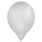 Воздушные шарики MC-Basir, цвет серебряный металлик, 50 шт, размер №12