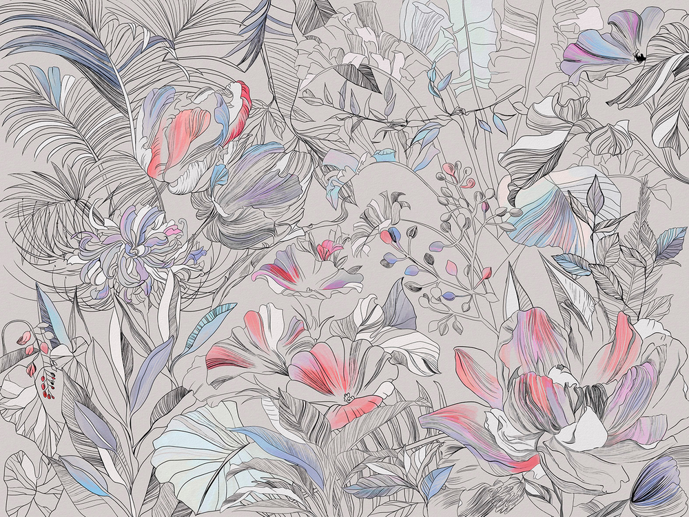 Дизайнерские обои Wall Street Blossom