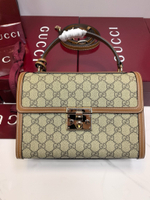 Padlock top handle bag