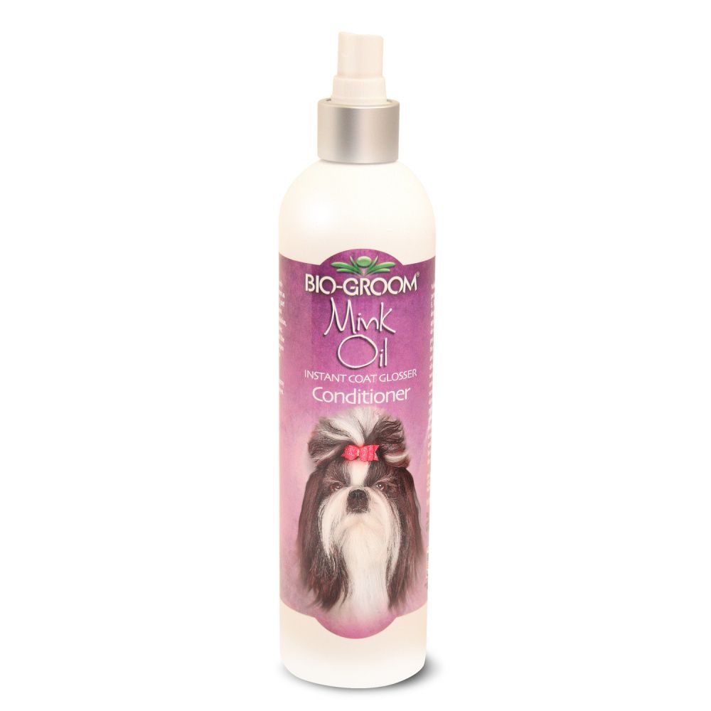 Bio-Groom Mink Oil спрей с норковым маслом для блеска и роста шерсти кошки/собаки (355 мл)