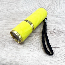 LED/UV 9 светодиодный фонарик для сушки, желтый