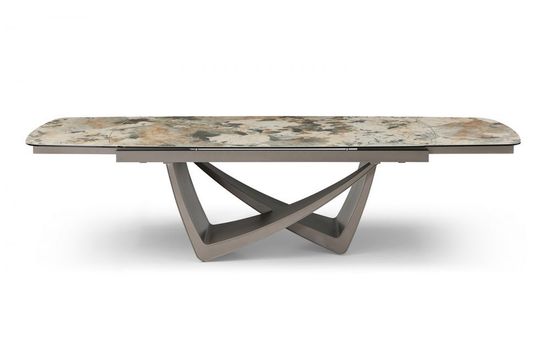 Стол обеденный раздвижной Scandi 200-300 испанская керамика на стекле