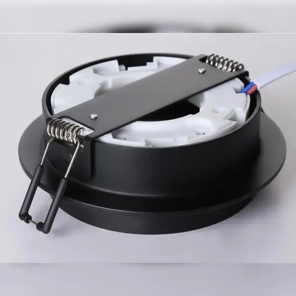 Светильник потолочный встраиваемый GX53, спот точечный черный светодиодный