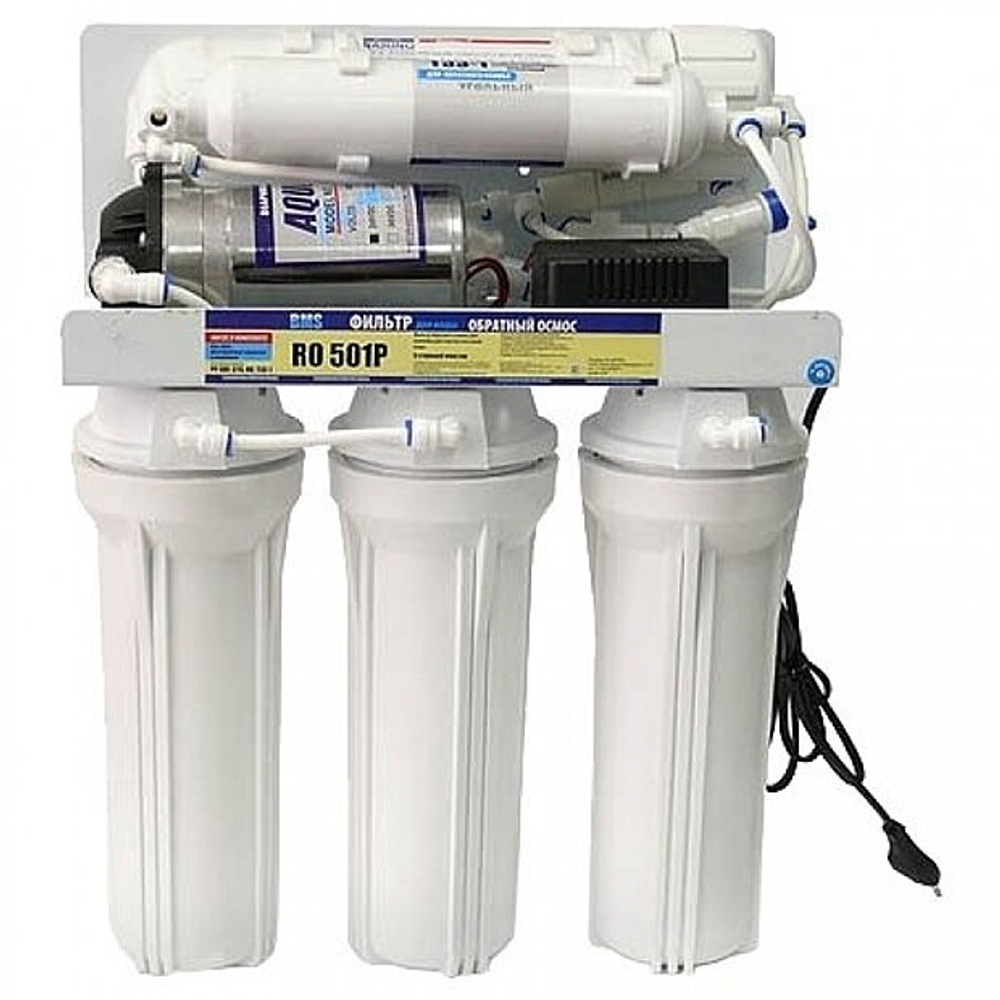 Беламос Фильтр для воды обратный осмос RO501P (c насосом)