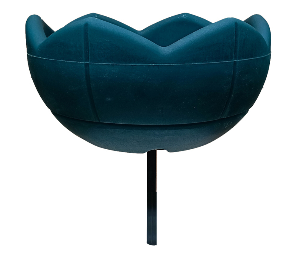 Садовый цветник Гейзер-1 с вазоном 500, цвет зеленый, высота 750