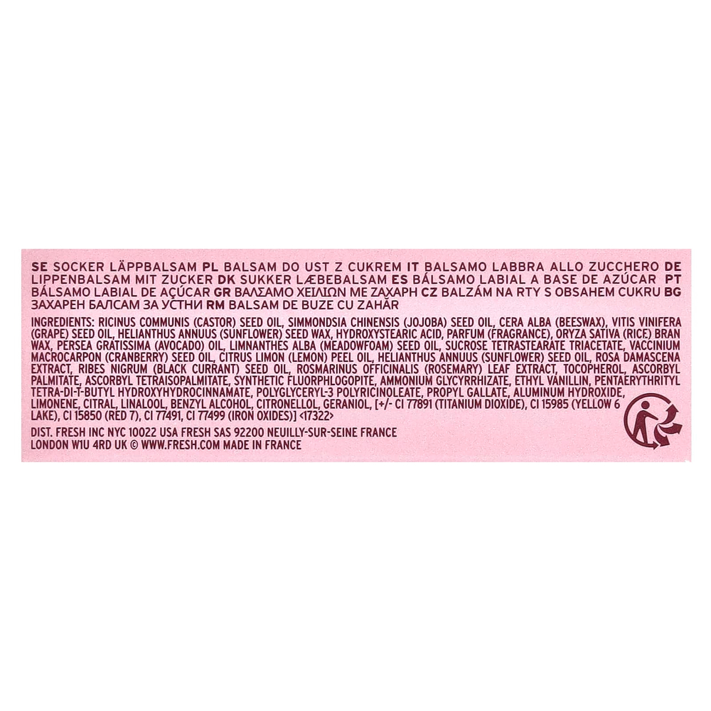 Fresh, Sugar Lip Treatment, Rose, 4,3 г (0,15 унции)