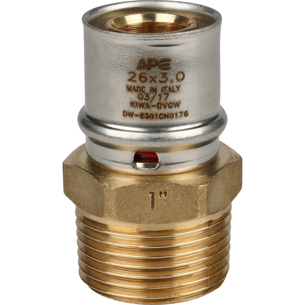 Переходник STOUT НР 1" х26 пресс