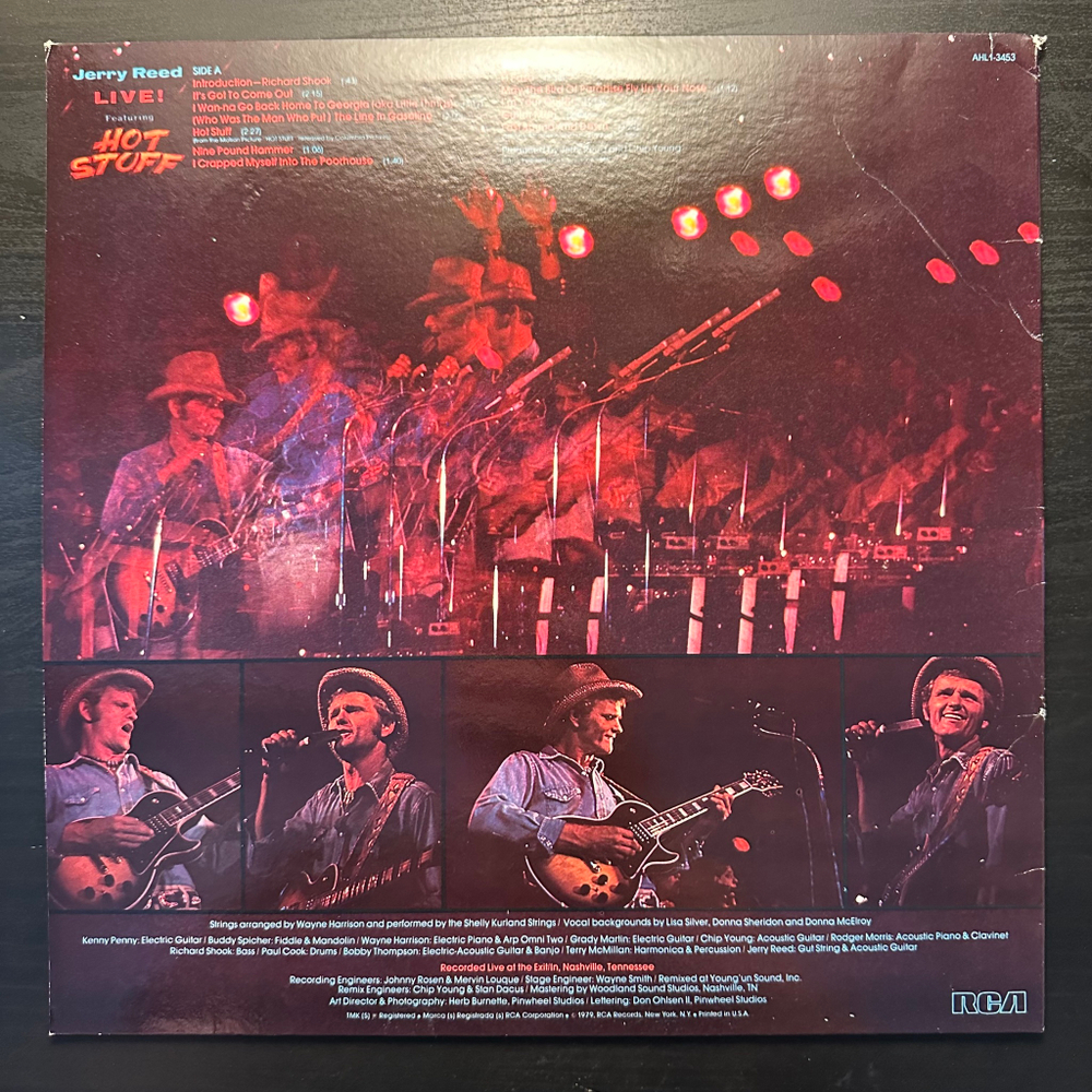 Jerry Reed Featuring Hot Stuff- Live! (США 1979г.)