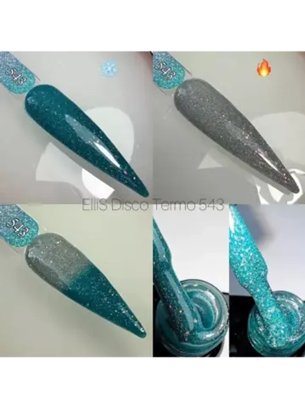 ElliS гель-лак Disko Termo 543 10мл