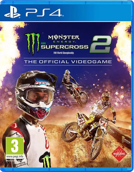 PS4 Monster Energy Supercross 2 The Official Videogame (Новый, Английская версия, CUSA-13220)