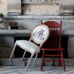 Стул Объект мечты Монограмма буквы M