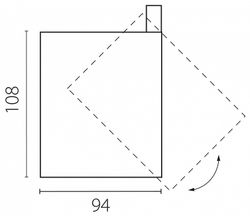 Плафон металлический Lightstar Alta Base 215446