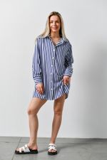 Блузка (рубашка) Тропический рай-2 Виотекс СИНИЙ