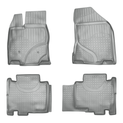 Ковры в салон Norplast/Unidec для Ford Edge (2014-)Полиуретан,Серый, арт.NPA11-C22-120-G