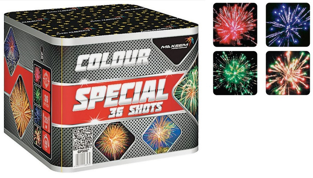 Батарея салютов "Colour Special" GP506* 36 залпов * 1"