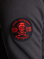 Свитшот-гимнастёрка Варгградъ мужской серый "1915" без начёса