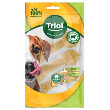 Triol Косточки жевательные узловые DENTAL10 см 3 шт