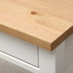 Письменный стол IKEA HEMNES, 75x120 см, белый/светло-коричневый, ХЕМНЭС ИКЕА