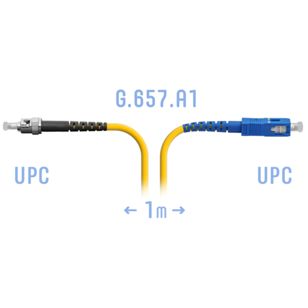 Патчкорд оптический SC/UPC SM G.657.A1 1 метр