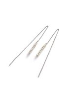 Серьги-протяжки Base Pearl с культивированным жемчугом