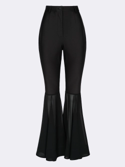 Брюки клеш черные OLA OLA