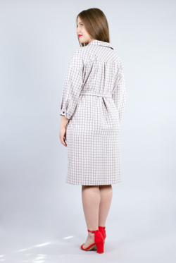Платье женское 2211оп, клетка #259Клд052211оп