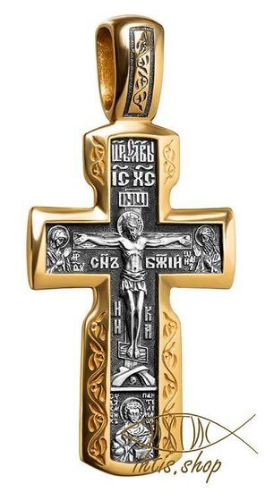 Распятие Христово. Деисус. Икона Божией Матери «Всецарица». Вмч. Пантелеимон. Православный крест