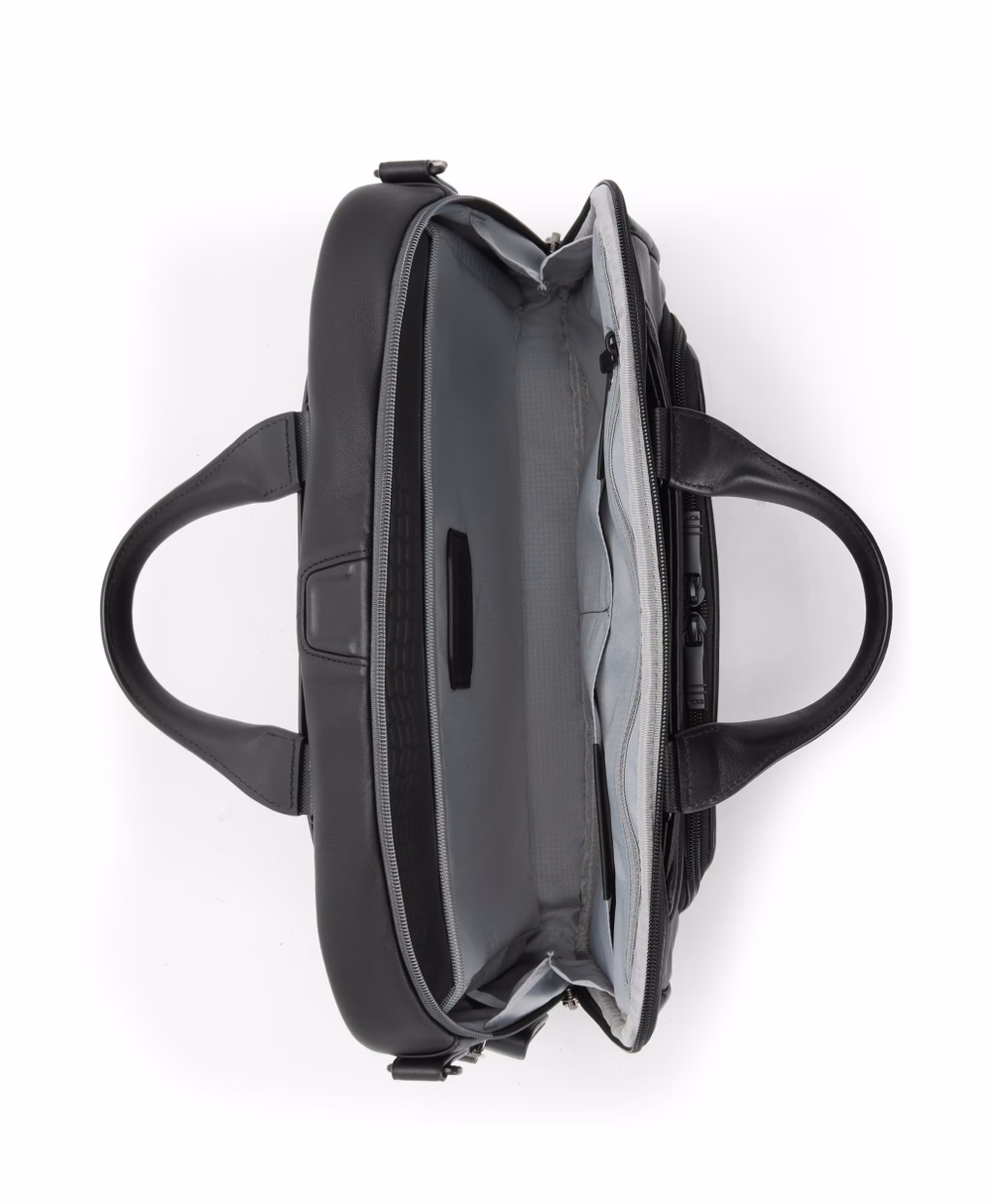 Портфель кожаный средний/Black