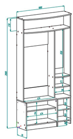 Прихожая София-6