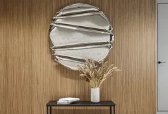 Настенный декор Brano Отражение 8, Ø120 см, полированная сталь