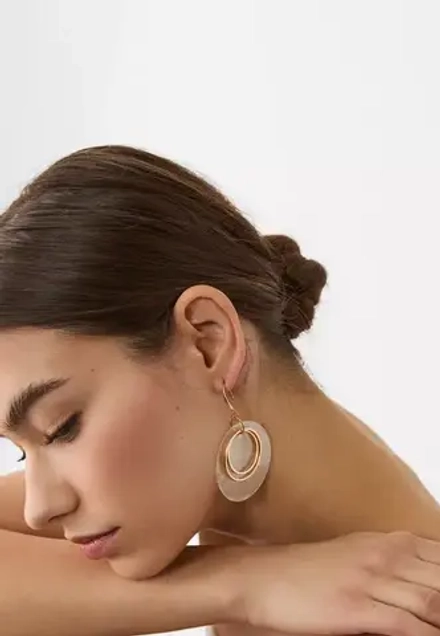 STRADIVARIUS Круглые серьги, золотой