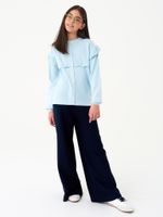 Кардиган для девочки AT1423 голубой