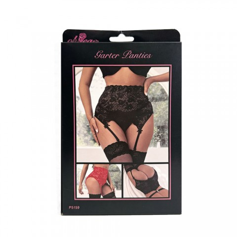Пояс для чулок на высокой посадке Red Sexy Lace (M-L)