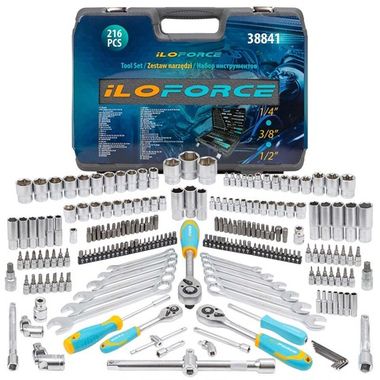 Набор инструментов 216 пр. ILOforce IF-38841