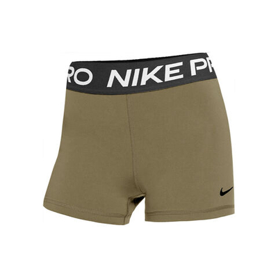 Женские теннисные шорты Nike Pro Ball Shorts Women - Olive, Black