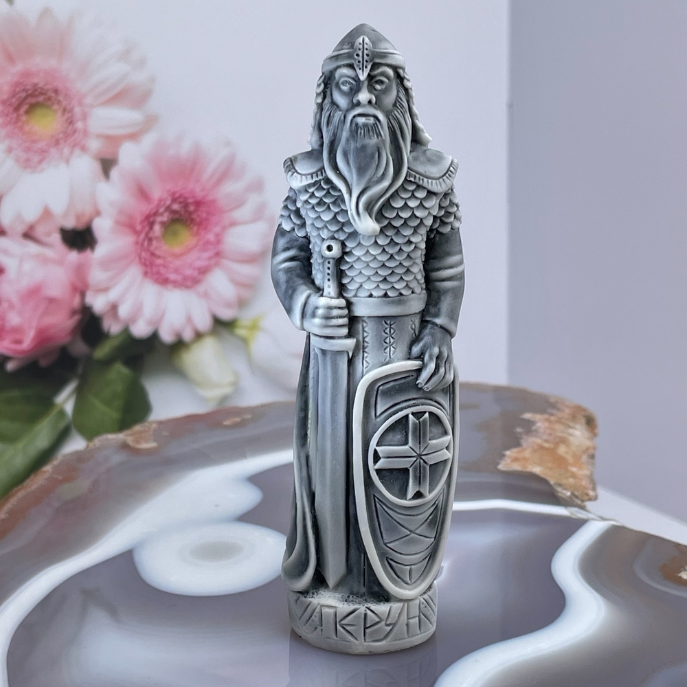 54759  Мрамолит фигурка Перун 38*120мм