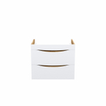 Тумба подвесная IDDIS Cloud, 60 см, белая/золотистый дуб, CLO60Y0i95