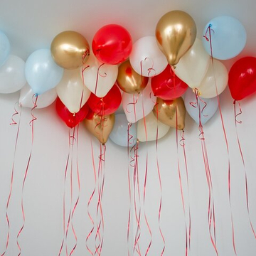 Шары под потолок в цвете "Старый цирк"