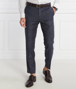 Хлопчатобумажные штаны H-Genius-241 BOSS BLACK - темно-синий(50509537)