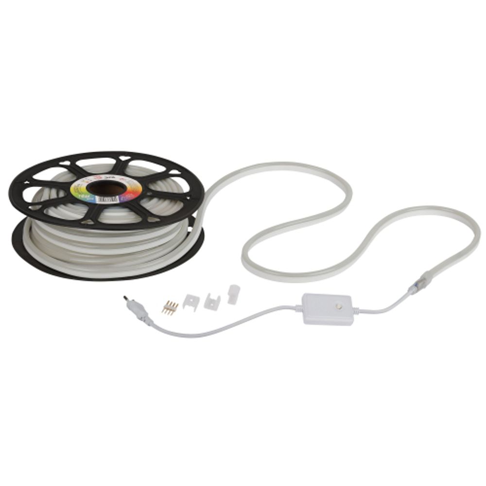 Светодиодная неоновая лента ЭРА N5050-72-IP67-220V-20m-RGB многоцветный | Светодиодный неон 220В и аксессуары