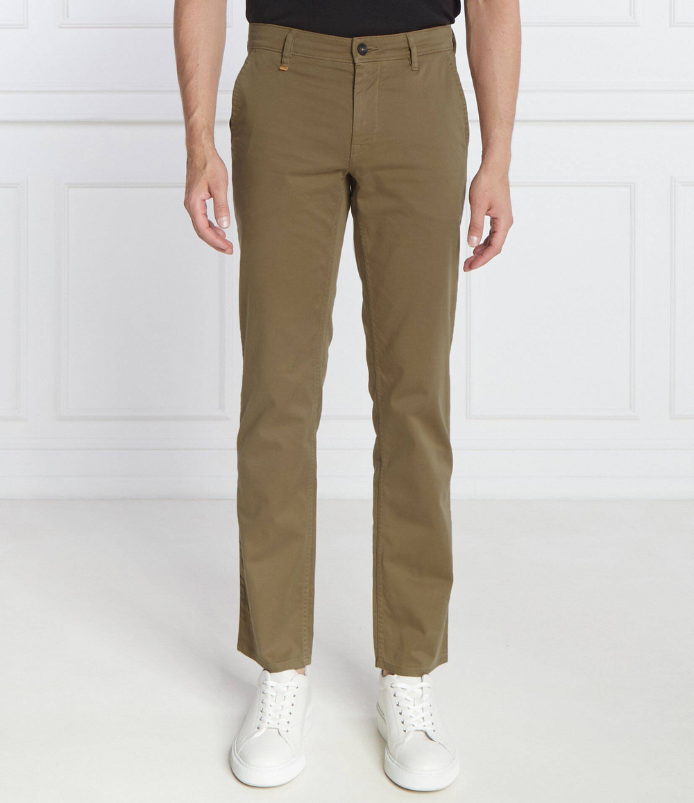 Чиносы Schino BOSS ORANGE - хаки(50470813)