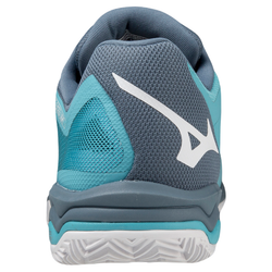 Мужские кроссовки теннисные Mizuno Wave Exceed Light CC - Бирюзовый