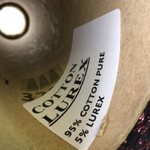 COTTON LUREX, 95% хлопок, 5% люрекс; 400м/100гр. Шнурок графитовый, люрекс розовый