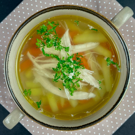 Суп куриный