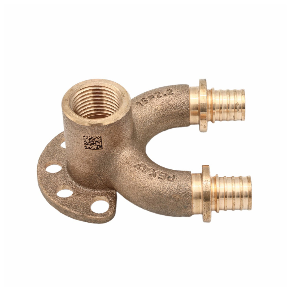 Угольник REHAU настенный ВР 16/16-1/2" RX+ короткий , бронза